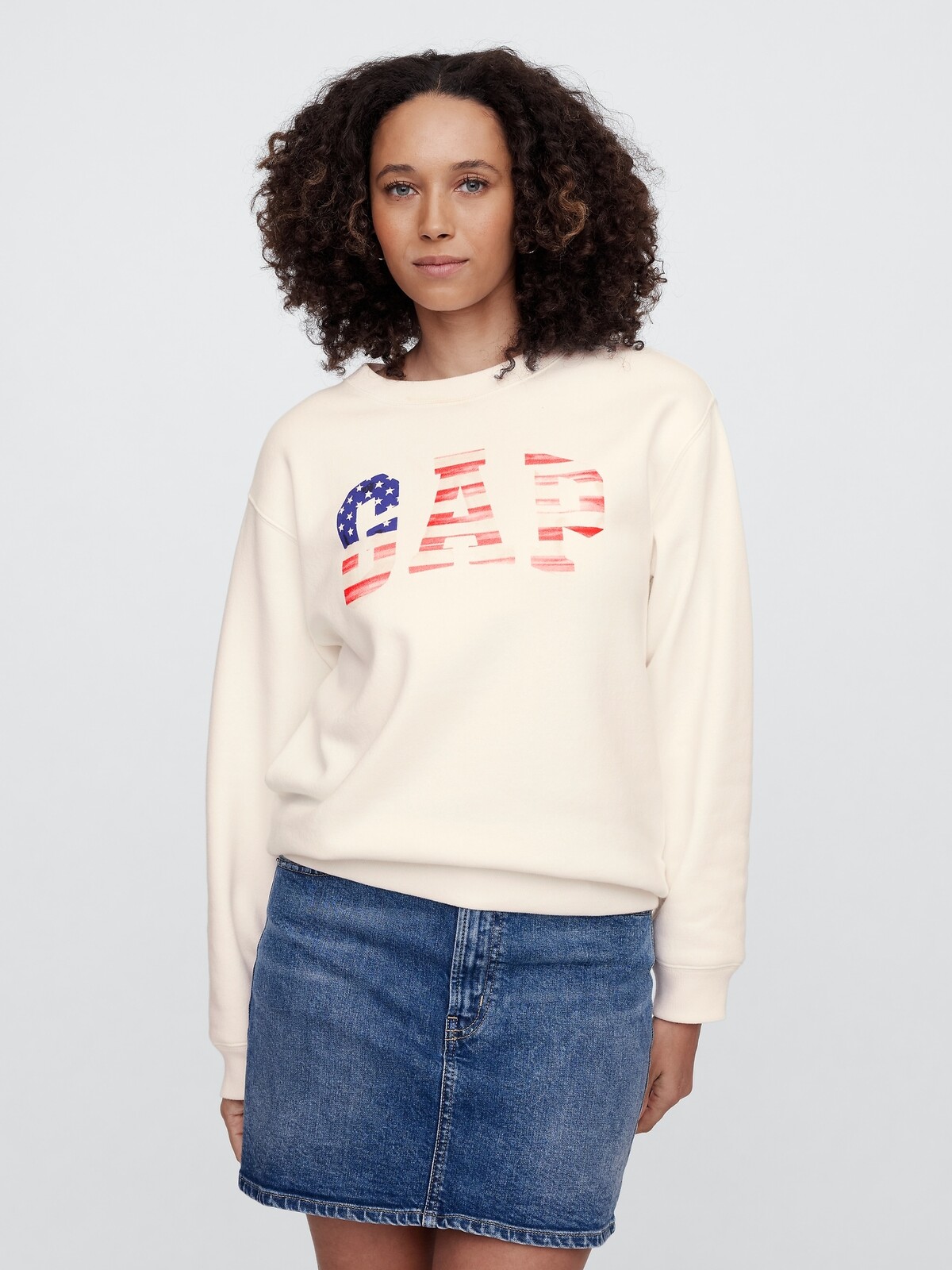 GAP Sweatshirt with Heritage Americana logo - Women's