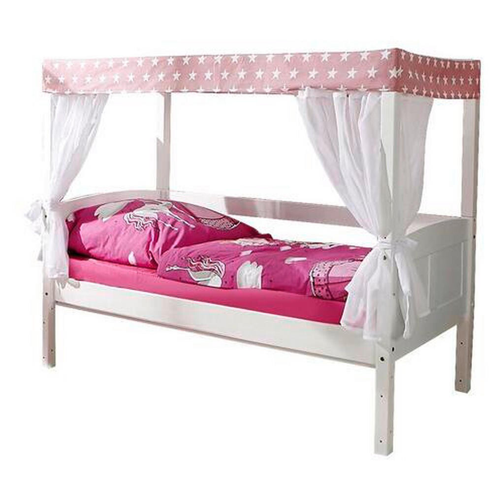 MID.YOU POSTEĽ S NEBESAMI, 80/160 cm ružová, biela