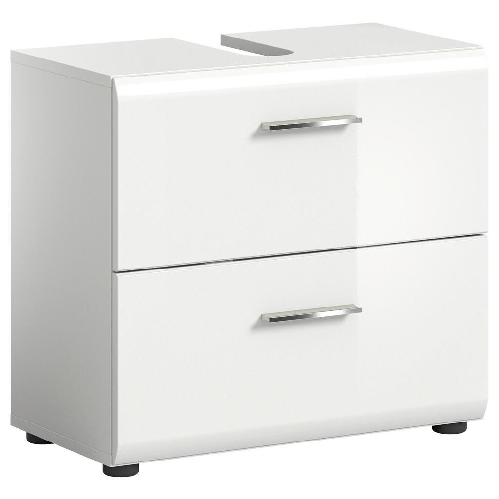 MID.YOU SKRINKA POD UMÝVADLO, biela s vysokým leskom, biela, 60/54/32 cm