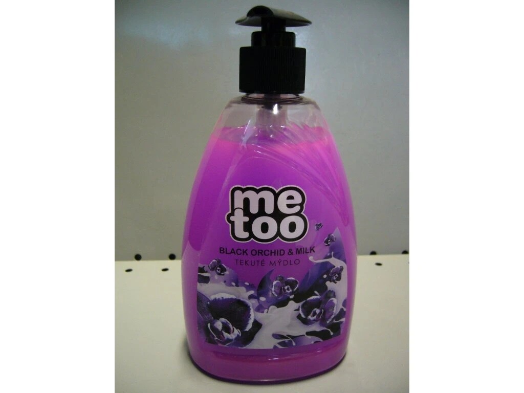 MeToo Black Orchid & Milk tekuté mýdlo s pumpičkou 500ml