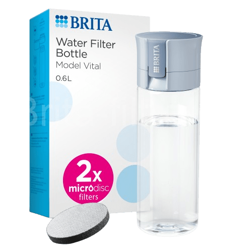 BRITA Fill&Go Vital filtračná fľaša na vodu, modrá 0.6 l