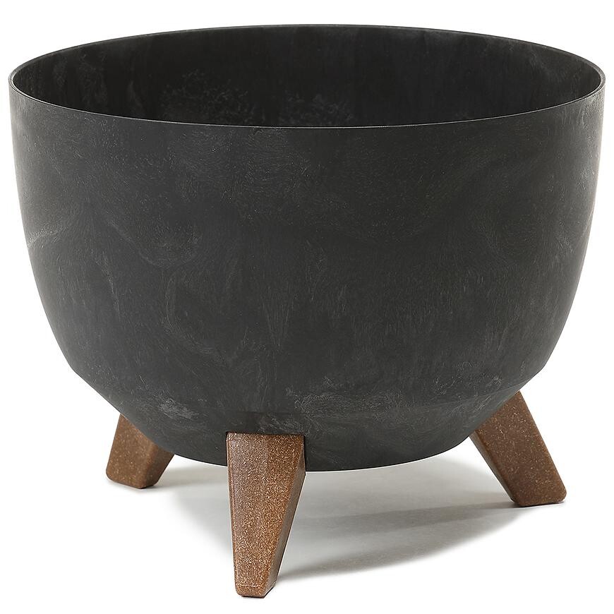 Kvetináč ROMA 290 ECO - čierny betón