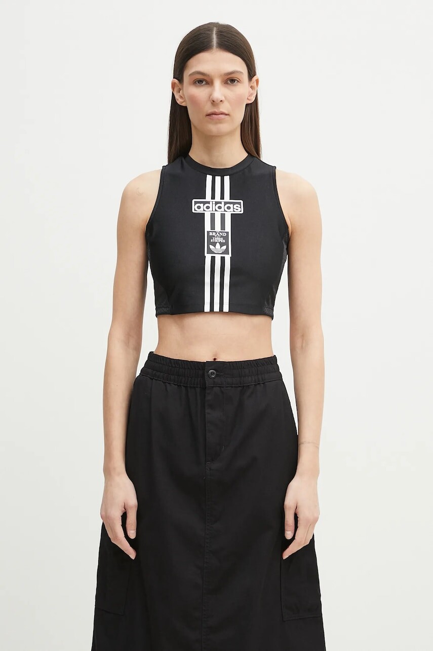 Top adidas Originals Tank Top čierna farba, JD0102