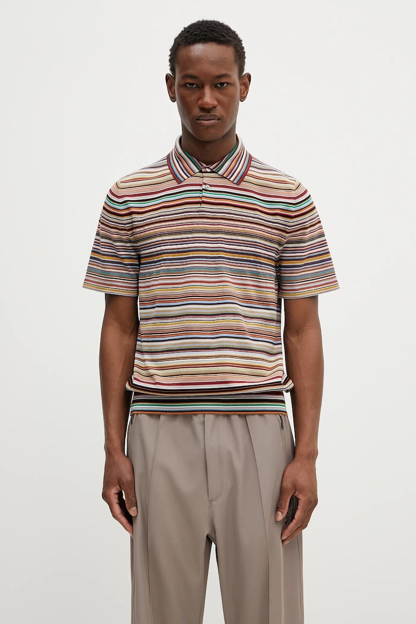 Bavlnené polo tričko Paul Smith viac farieb, vzorované, M1R-270Y-P02682