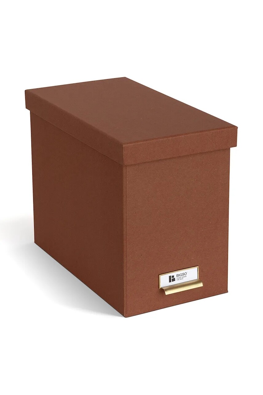 Úložná krabica Bigso Box of Sweden hnedá farba
