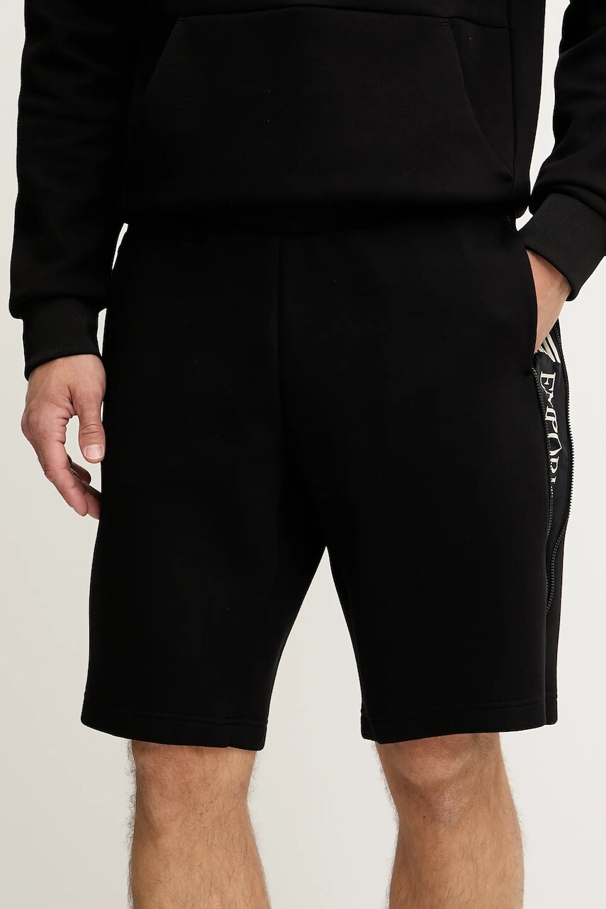 Šortky EA7 Emporio Armani čierna farba, AF13538.7M000143