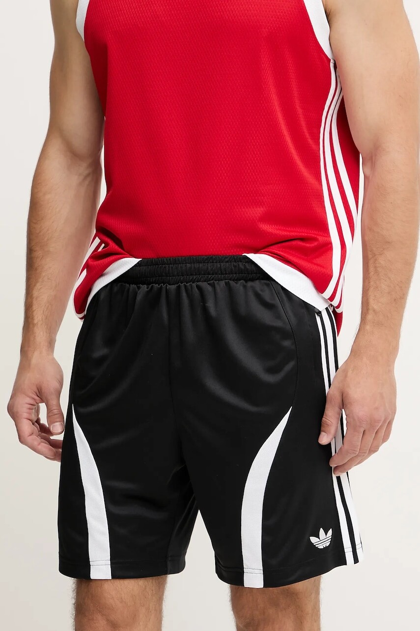 Šortky adidas Originals Teamgeist čierna farba, JC6230