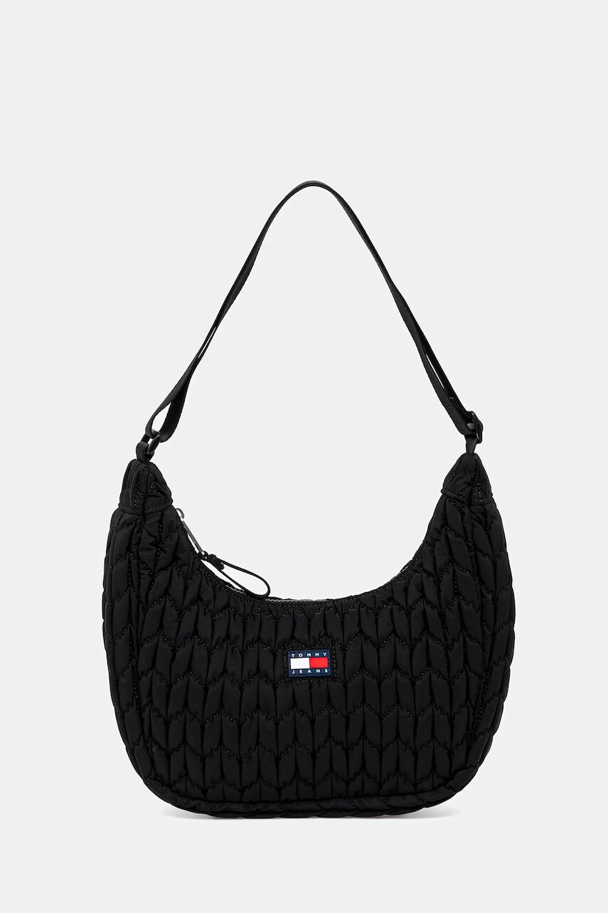 Kabelka Tommy Jeans čierna farba, AW0AW17546