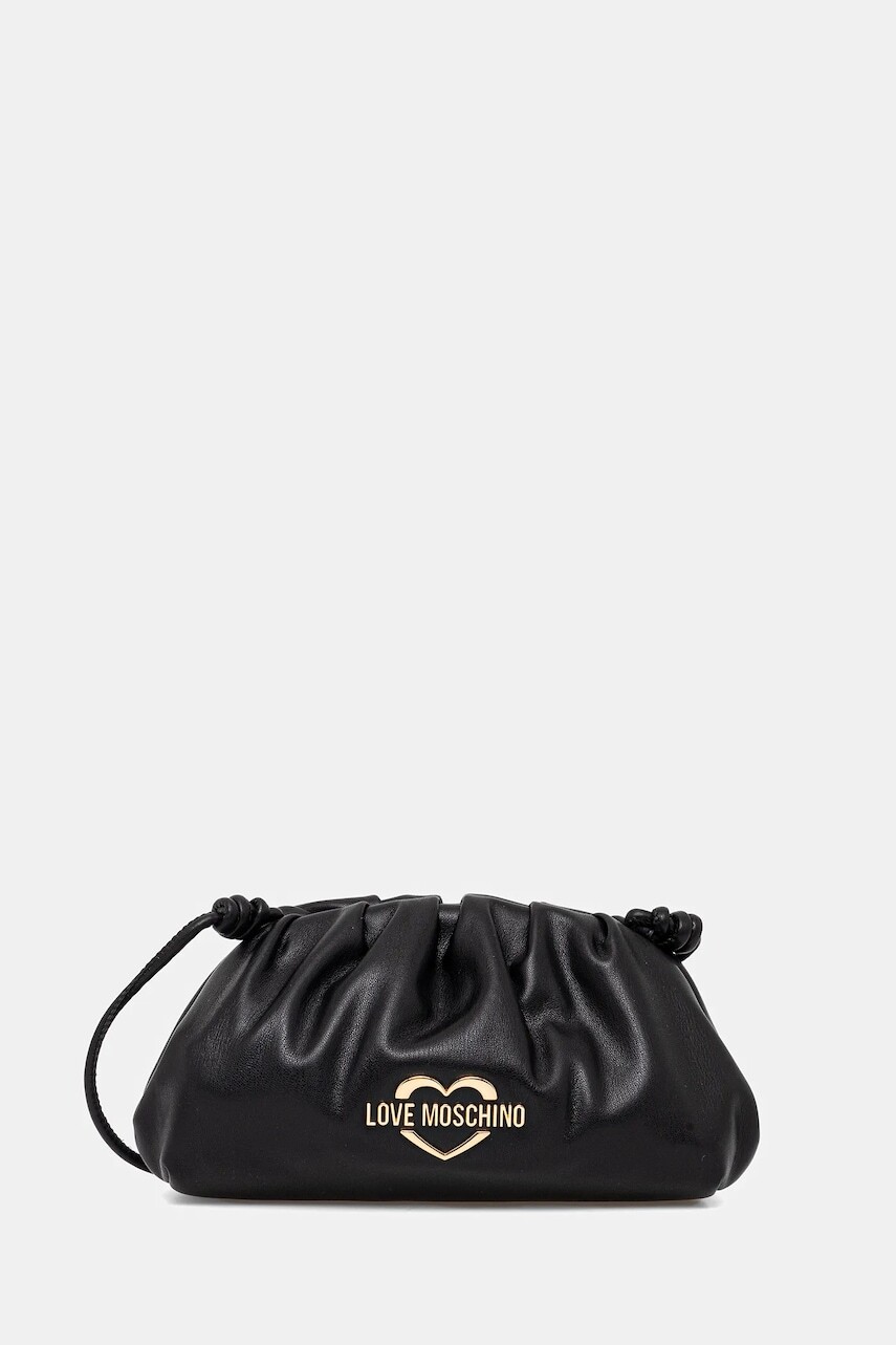 Kabelka Love Moschino čierna farba, JC4286PP0MKK0000