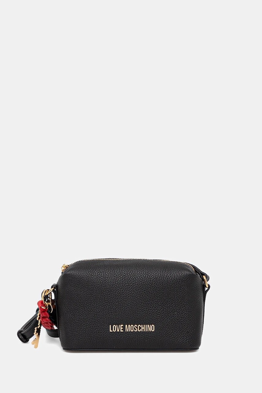 Kabelka Love Moschino čierna farba, JC4307PP0MK1100A