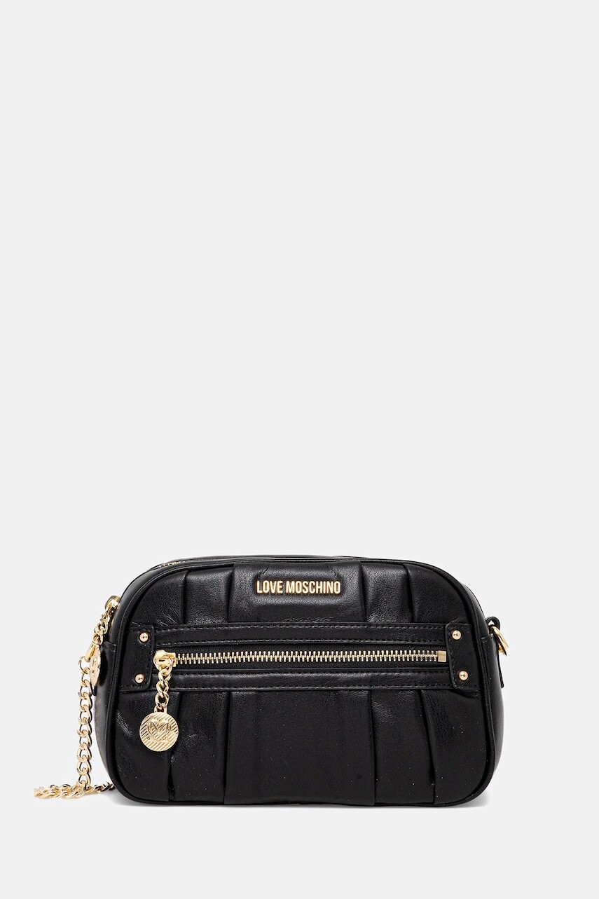 Kabelka Love Moschino čierna farba, JC4217PP0MKB0000