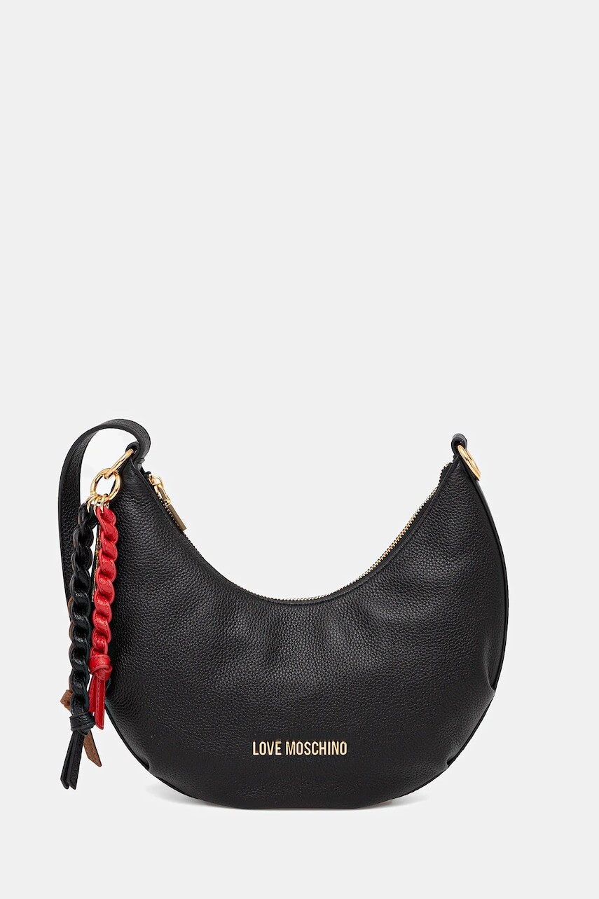 Kabelka Love Moschino čierna farba, JC4308PP0MK1100A
