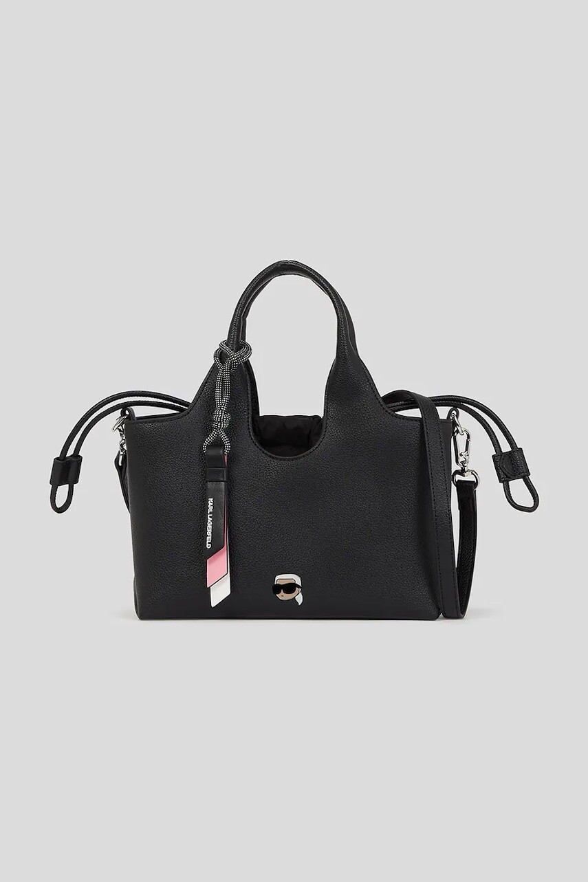 Kabelka Karl Lagerfeld čierna farba, A3W30098