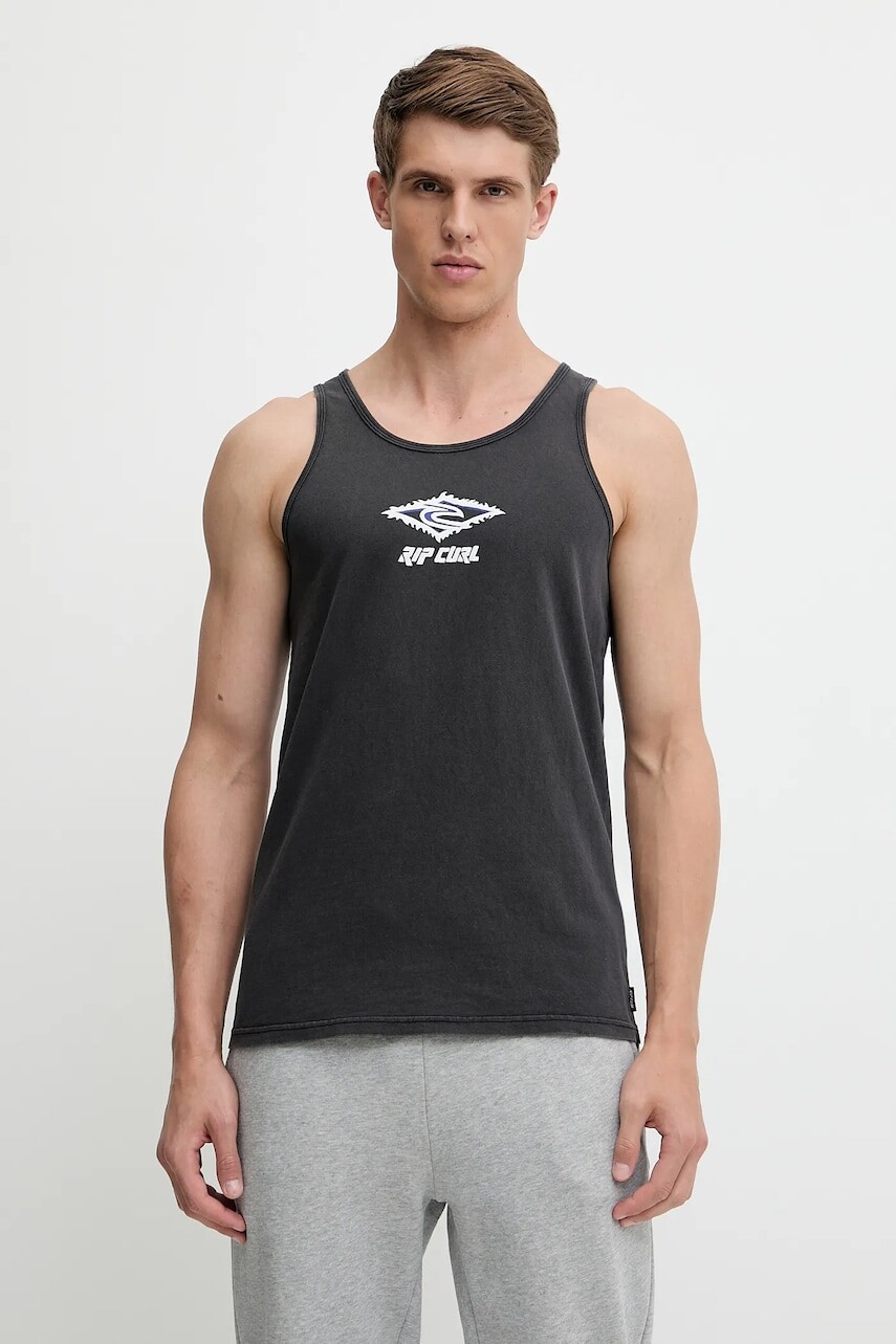 Bavlnené tričko Rip Curl RAW ENERGY šedá farba, 0OKMTE