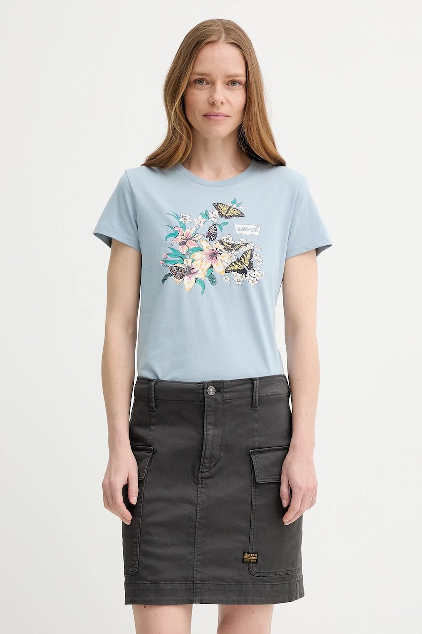 Bavlnené tričko Levi's THE PERFECT TEE dámske, 17369