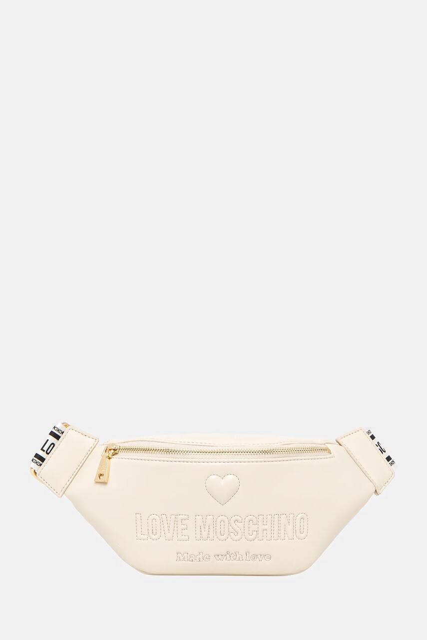 Ľadvinka Love Moschino béžová farba, JC4223PP0MKF0110