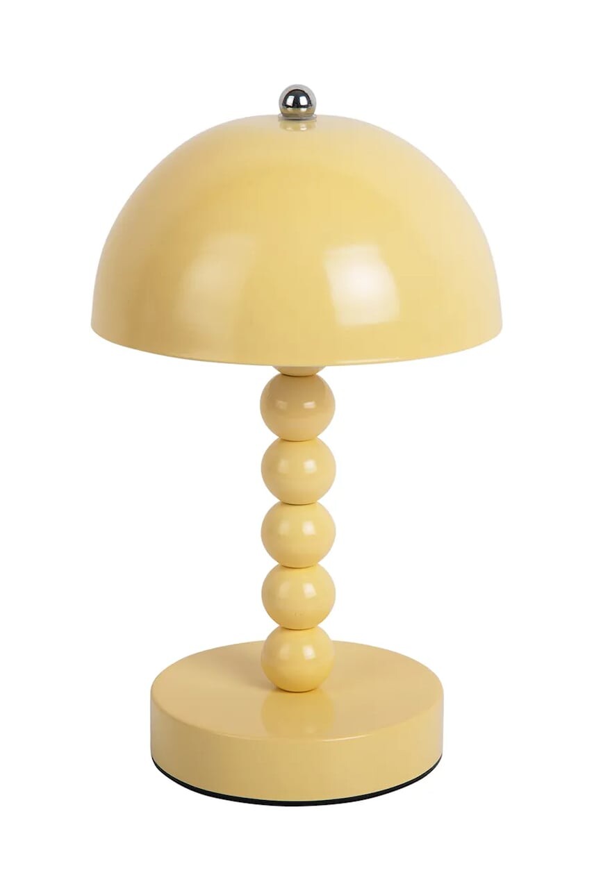 Bezdrôtová led stolná lampa Leitmotiv Bubbles žltá farba