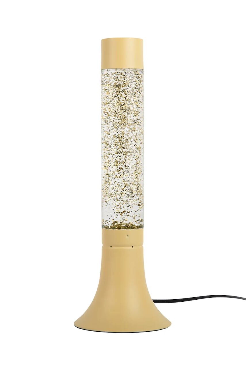 Stolná lampa Leitmotiv Astro Glitter žltá farba