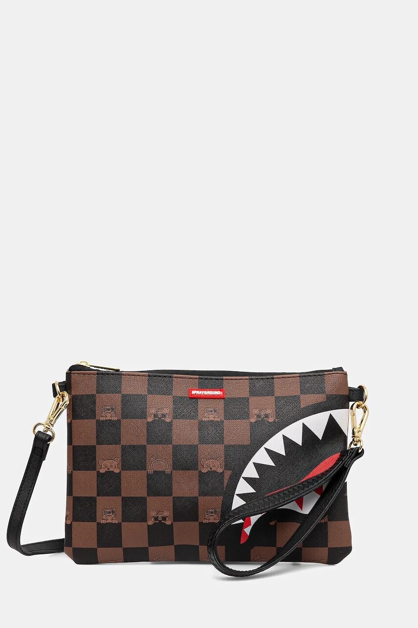 Malá taška Sprayground hnedá farba, 910B7509NSZ