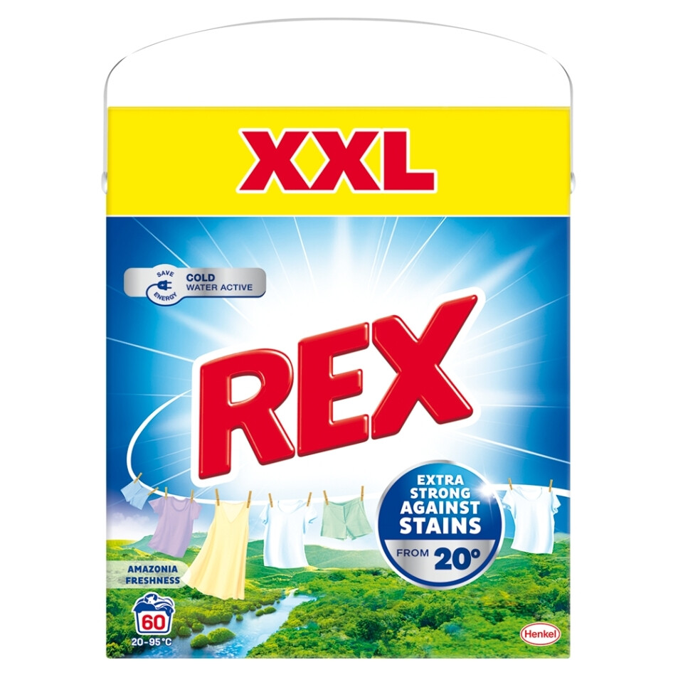 REX Prací prášok Amazonia Freshness Box 60 pranie 3,3 kg