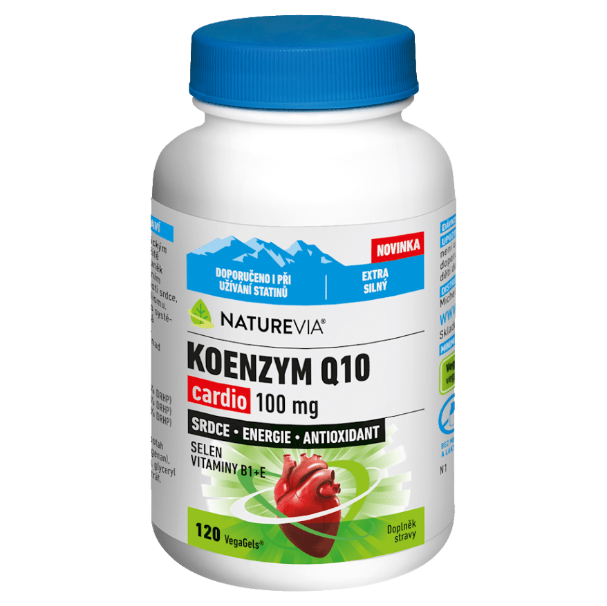 NATUREVIA Koenzým Q10 cardio 100 mg 120 kapsúl