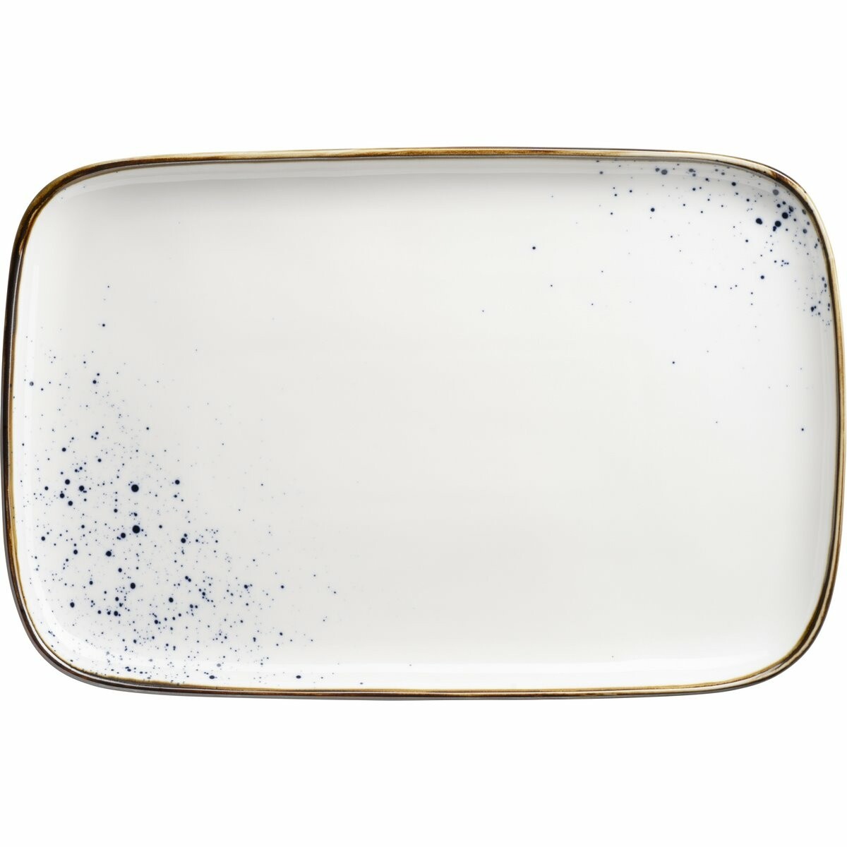 Mäser Obdĺžnikový podnos Pintar Biele modré bodky30 x 20 x 2 cm, L