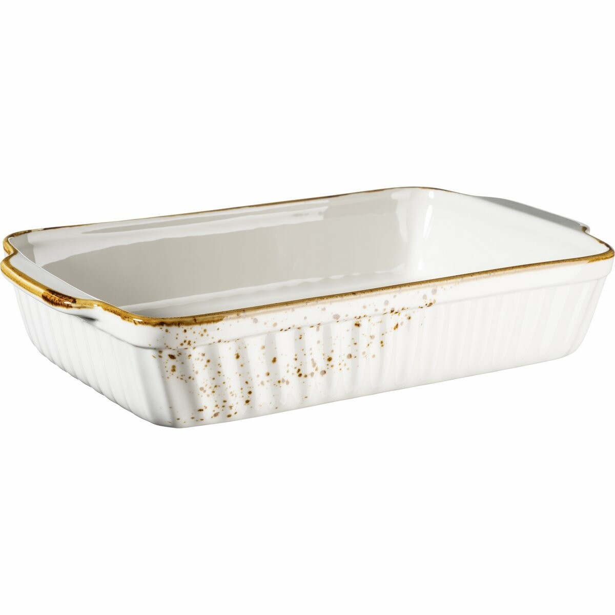 Mäser Misa na pečenie Pintar Bielo-hnedé bodky36,4 x 22,3 cm, L