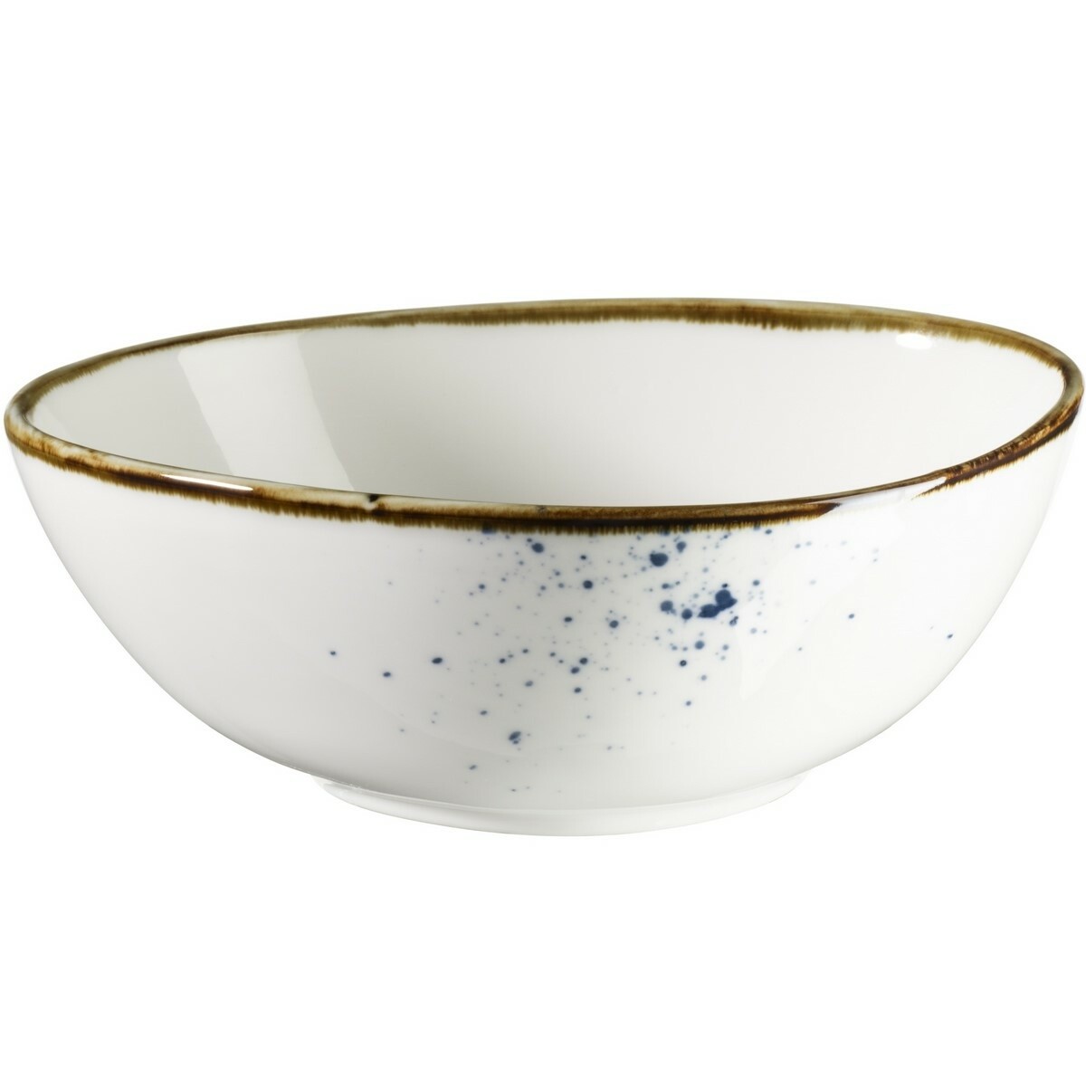 Mäser Oválna miska Pintar Biele modré bodky 15,5 x13,5 cm, M