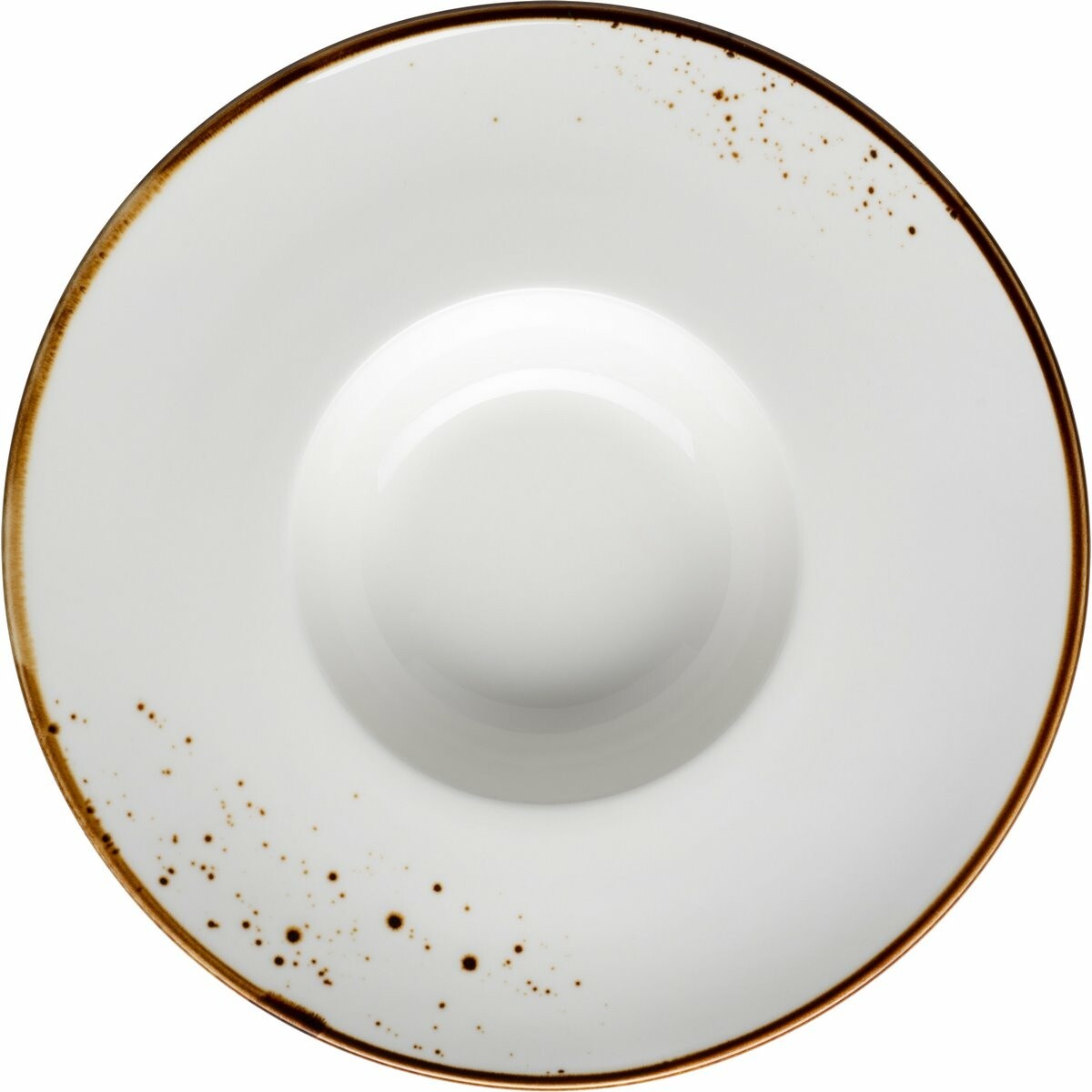 Mäser Gurmánsky tanier Pintar White hnedé bodky 26 cm