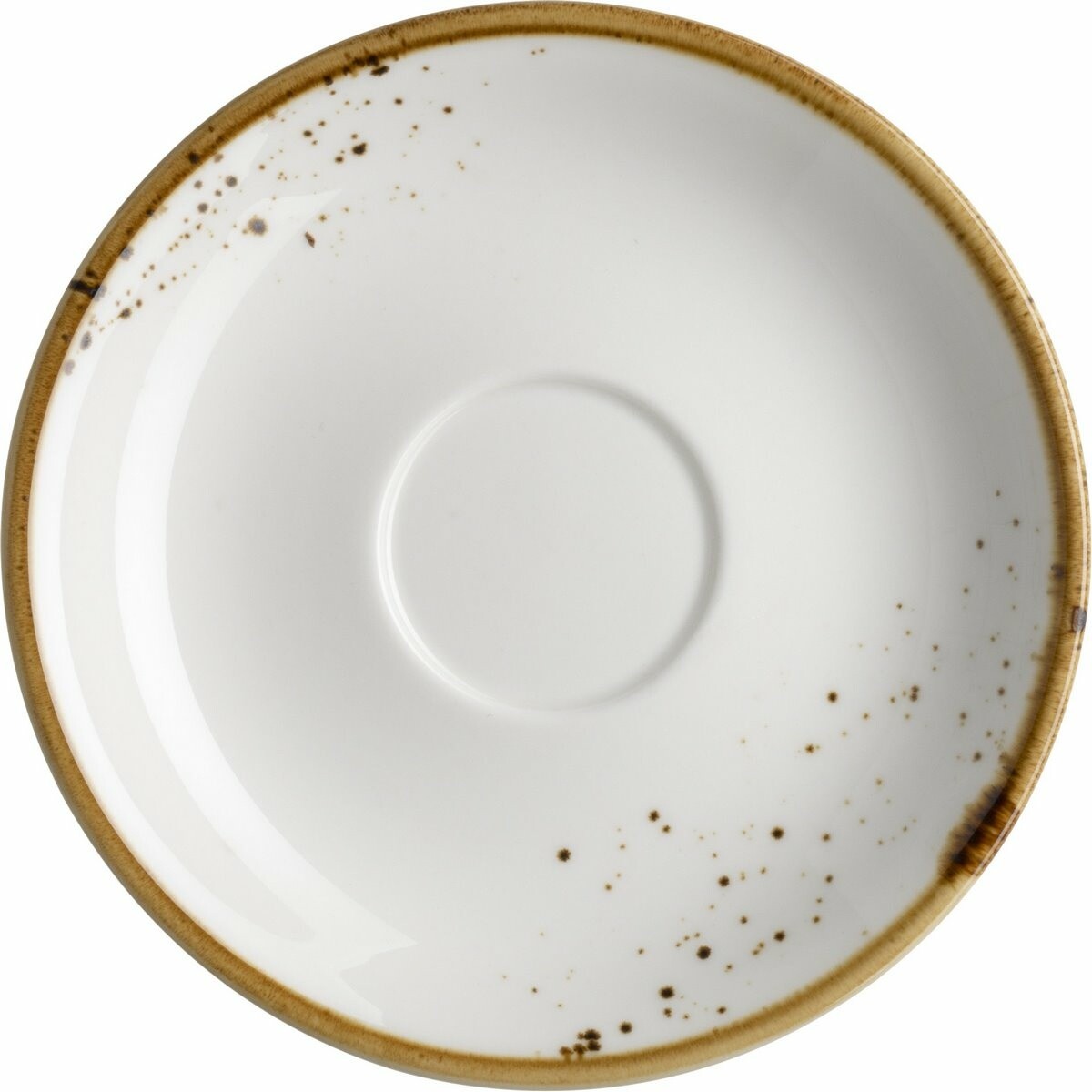 Mäser Espresso tanier Pintar Bielo-hnedé bodky 13cm, S