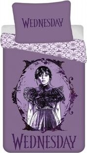 Jerry Fabrics Wednesday purple 140 × 200, 70 × 90 cm