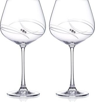 Diamante poháre na džin Atlantis s kamienkami Swarovski 640 ml 2 ks
