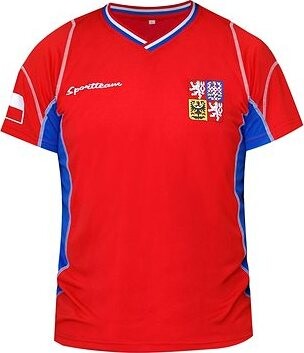 SportTeam Futbalový dres Jr. ČR 1, veľkosť 146/152