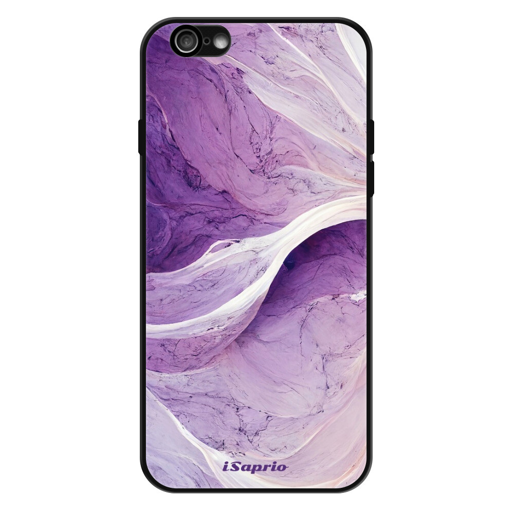 Lesklé puzdro Exclusive iSaprio - Purple Paint 10 - iPhone 6/6S