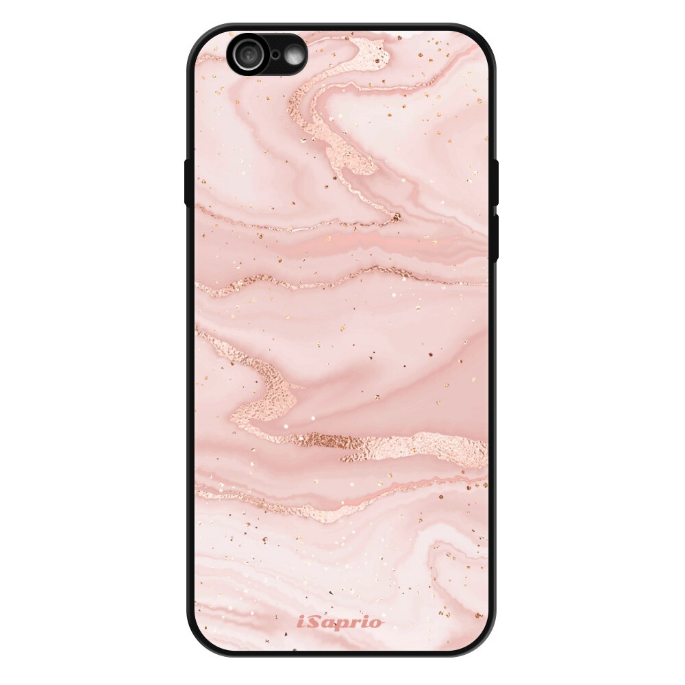 Lesklé puzdro Exclusive iSaprio - RoseGold Marble 10 - iPhone 6/6S