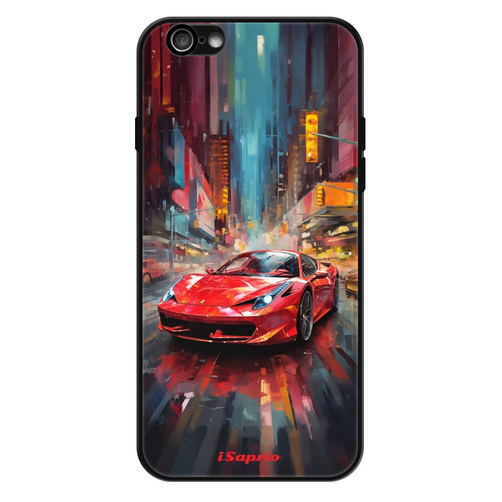 Lesklé puzdro Exclusive iSaprio - Ferrari - iPhone 6/6S