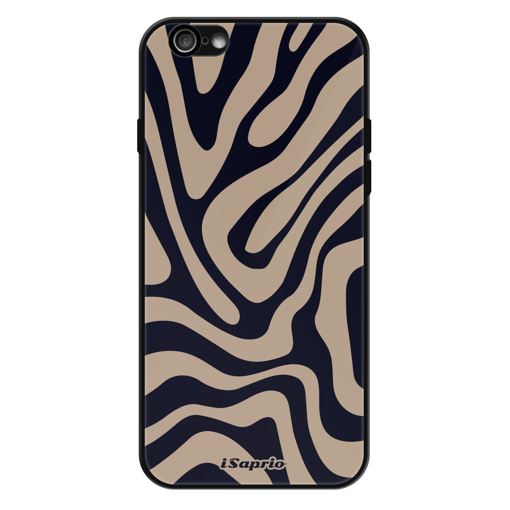 Lesklé puzdro Exclusive iSaprio - Zebra Black - iPhone 6/6S