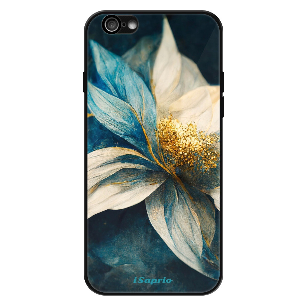 Lesklé puzdro Exclusive iSaprio - Blue Petals - iPhone 6/6S