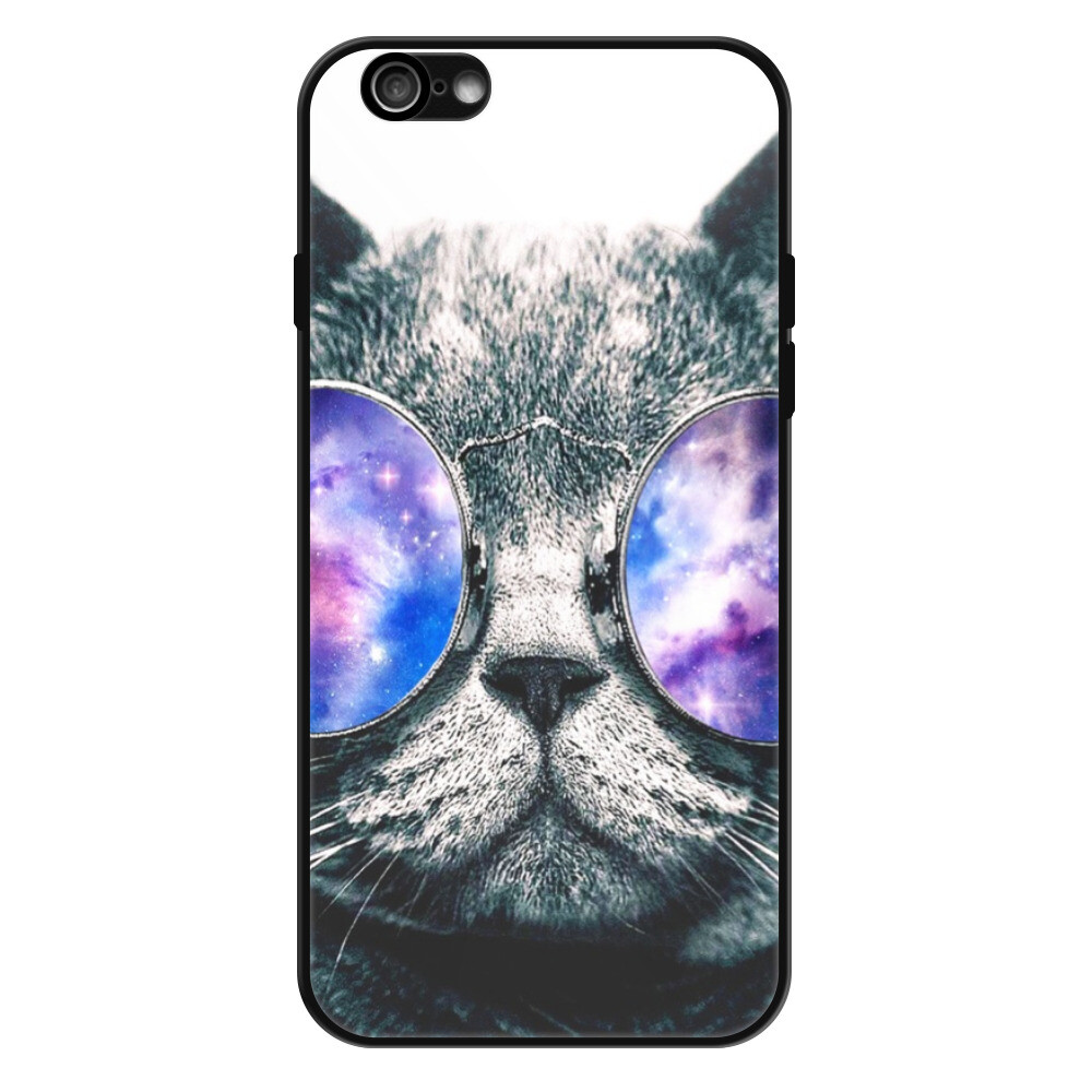 Lesklé puzdro Exclusive iSaprio - Galaxy Cat - iPhone 6/6S