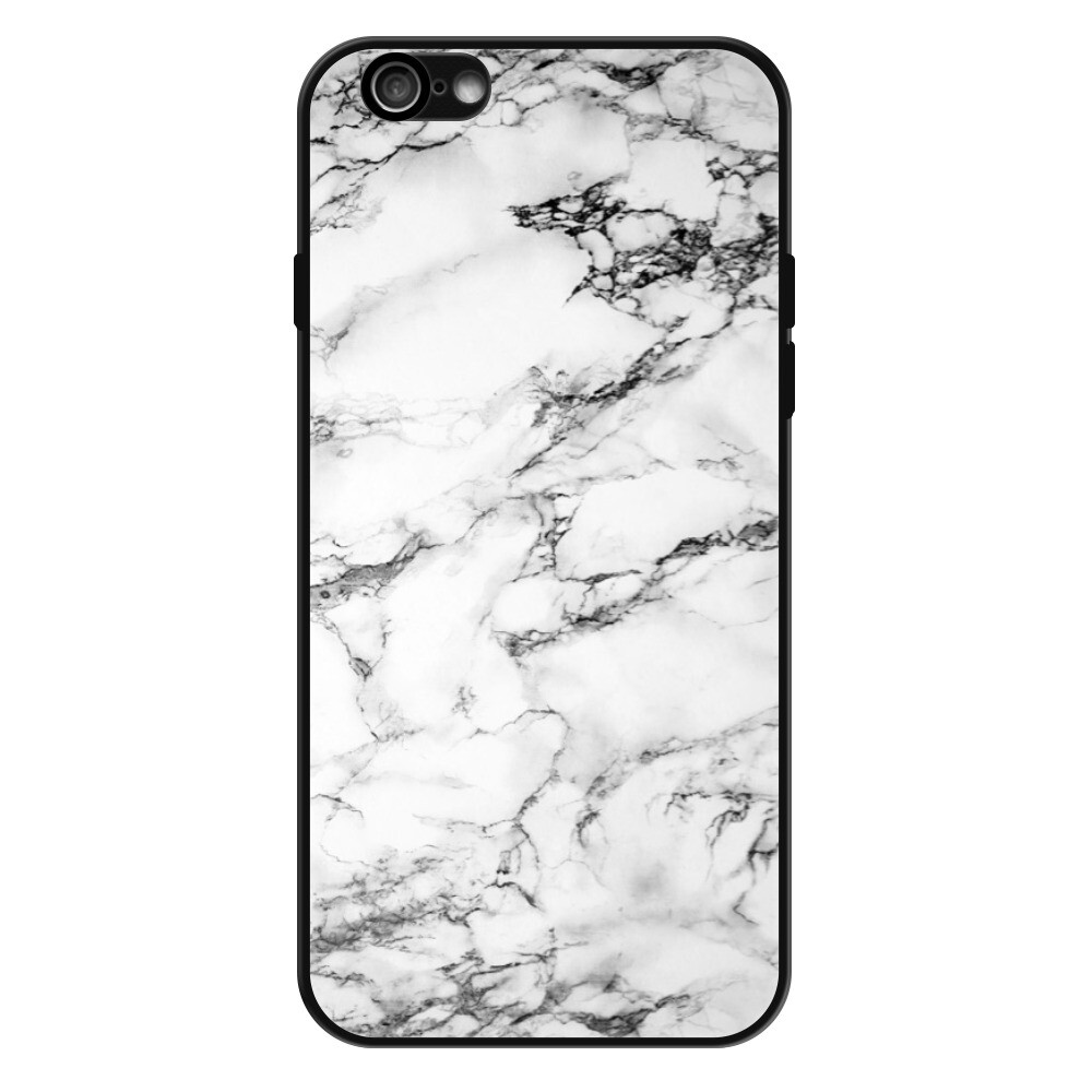 Lesklé puzdro Exclusive iSaprio - White Marble 01 - iPhone 6/6S