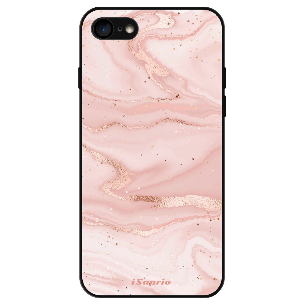 Lesklé puzdro Exclusive iSaprio - RoseGold Marble 10 - iPhone 7/8/SE 2020/SE 2022