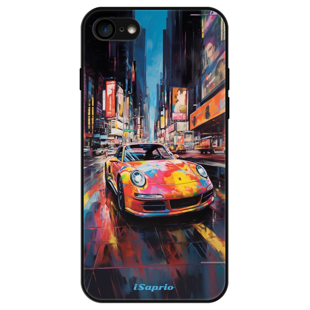 Lesklé puzdro Exclusive iSaprio - Abstract Porsche - iPhone 7/8/SE 2020/SE 2022
