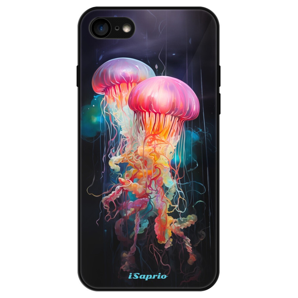 Lesklé puzdro Exclusive iSaprio - Abstract Jellyfish - iPhone 7/8/SE 2020/SE 2022