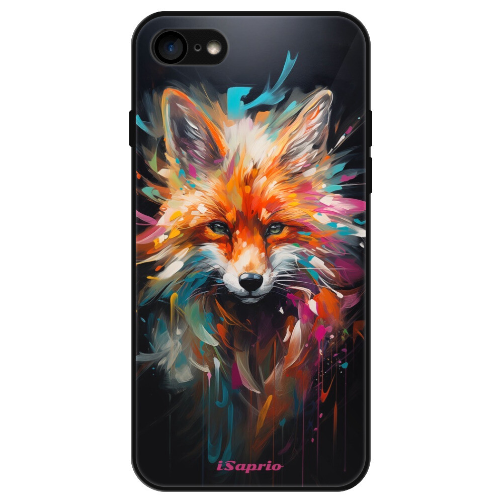 Lesklé puzdro Exclusive iSaprio - Neon Fox - iPhone 7/8/SE 2020/SE 2022