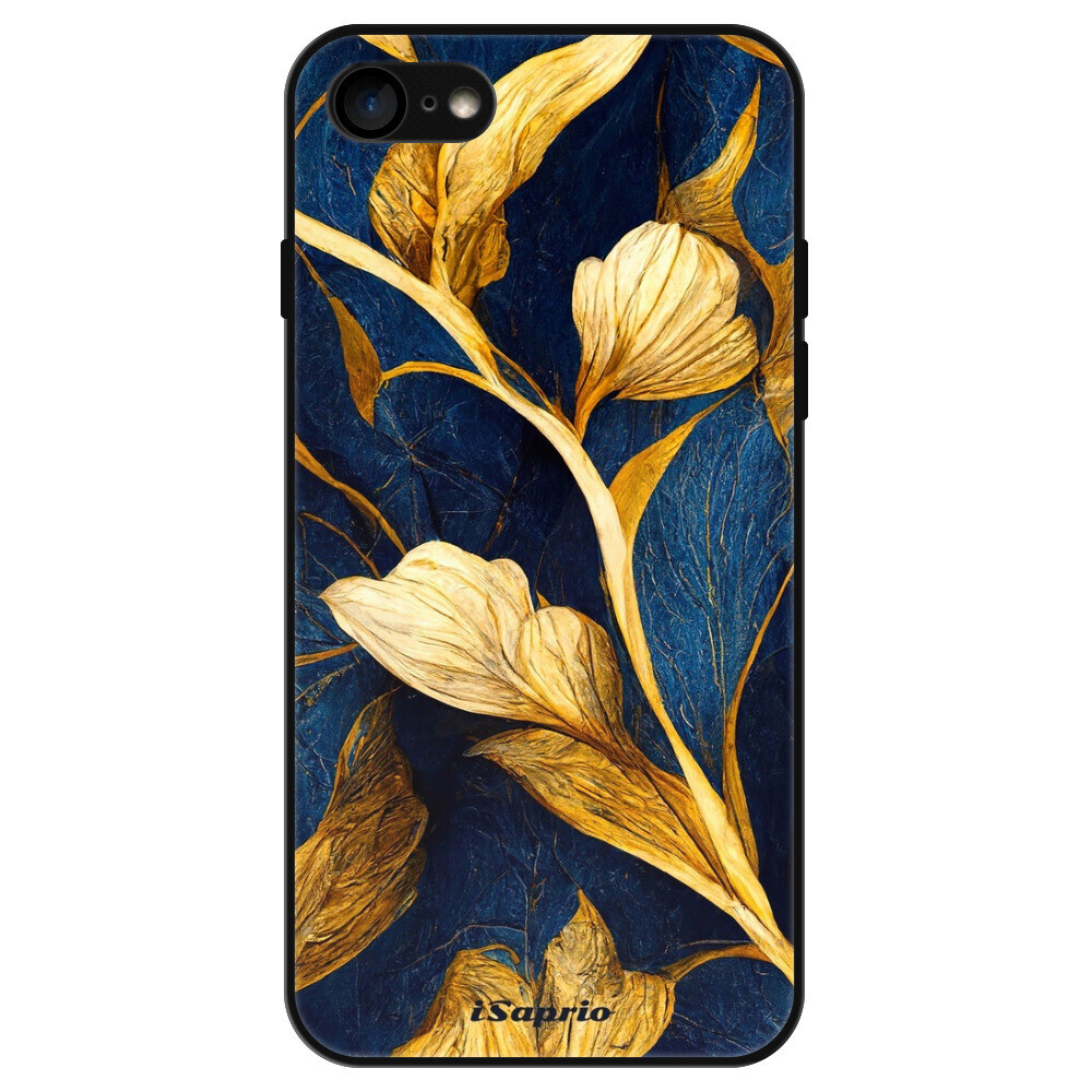 Lesklé puzdro Exclusive iSaprio - Gold Leaves - iPhone 7/8/SE 2020/SE 2022