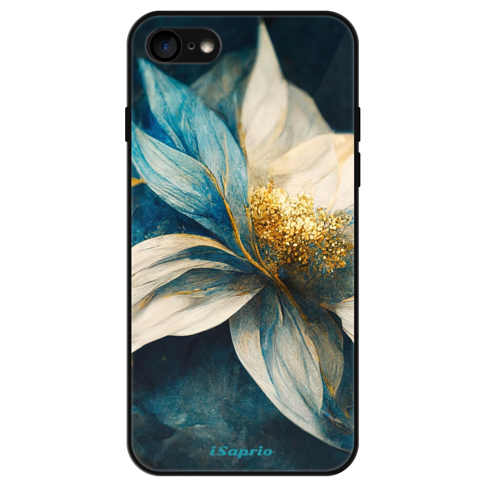 Lesklé puzdro Exclusive iSaprio - Blue Petals - iPhone 7/8/SE 2020/SE 2022