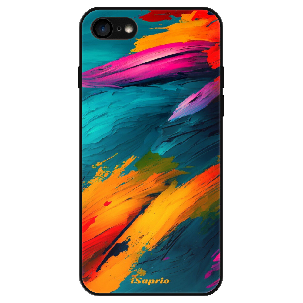 Lesklé puzdro Exclusive iSaprio - Blue Paint - iPhone 7/8/SE 2020/SE 2022