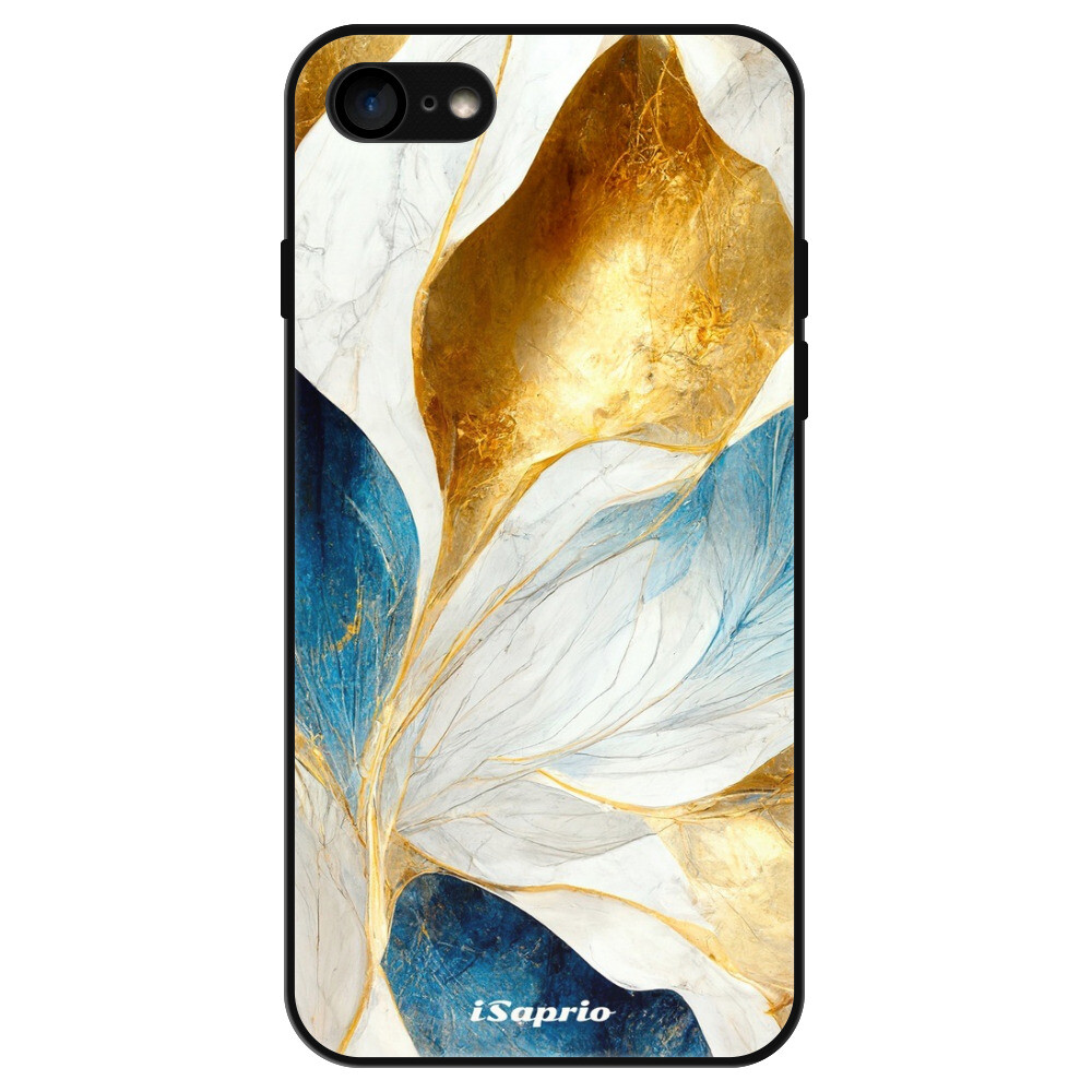 Lesklé puzdro Exclusive iSaprio - Blue Leaves - iPhone 7/8/SE 2020/SE 2022