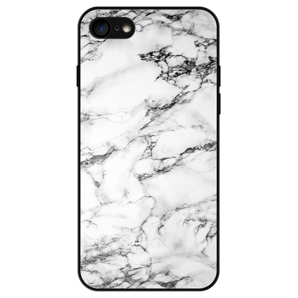Lesklé puzdro Exclusive iSaprio - White Marble 01 - iPhone 7/8/SE 2020/SE 2022