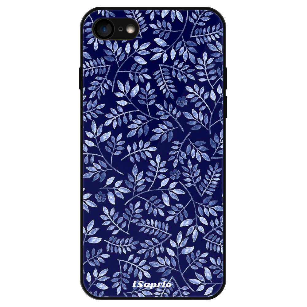 Lesklé puzdro Exclusive iSaprio - Blue Leaves 05 - iPhone 7/8/SE 2020/SE 2022